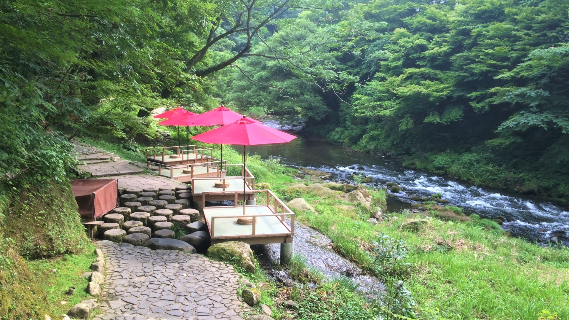 鶴仙渓遊歩道